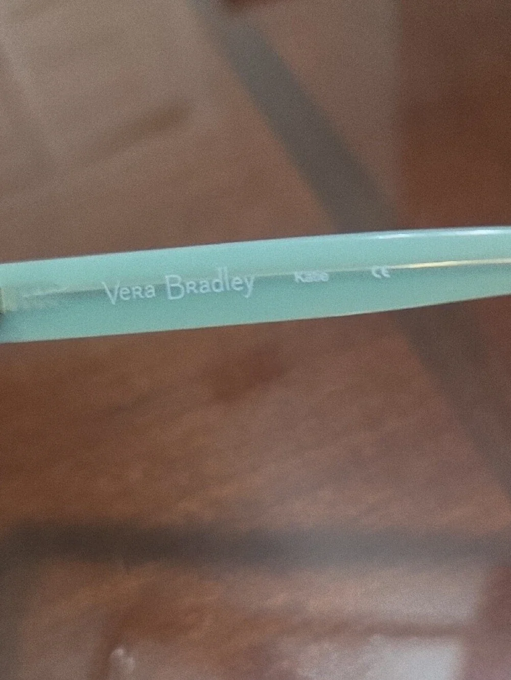 Vera Bradley Kids Black Frames with Mint Temples